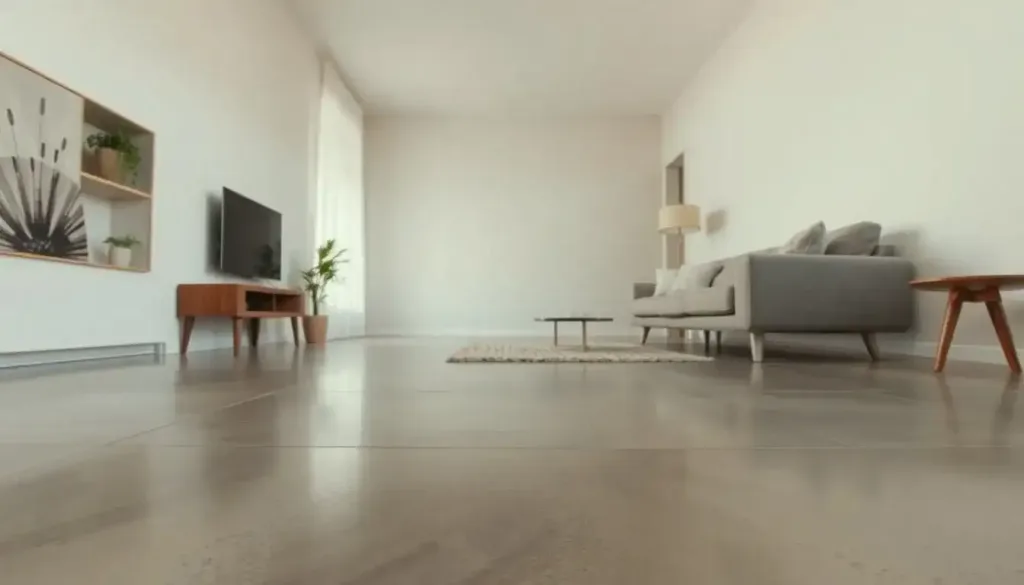 Moderne villaer i Herlev med microcement gulv
