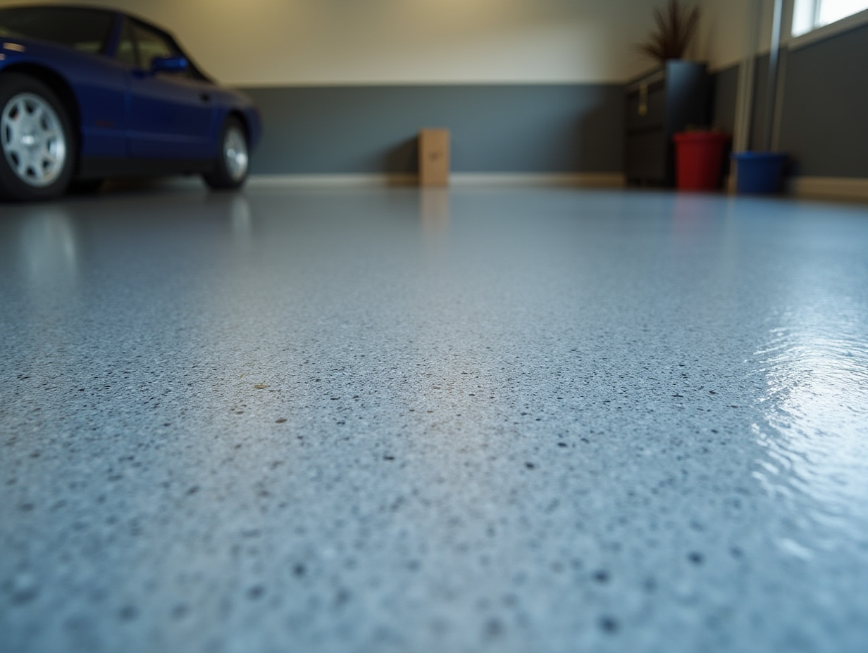 Epoxygulv i garage